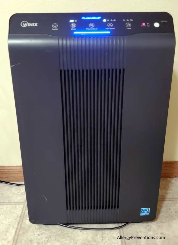winix 500-2 plasmawave air purifier front view HEPA Air filter
