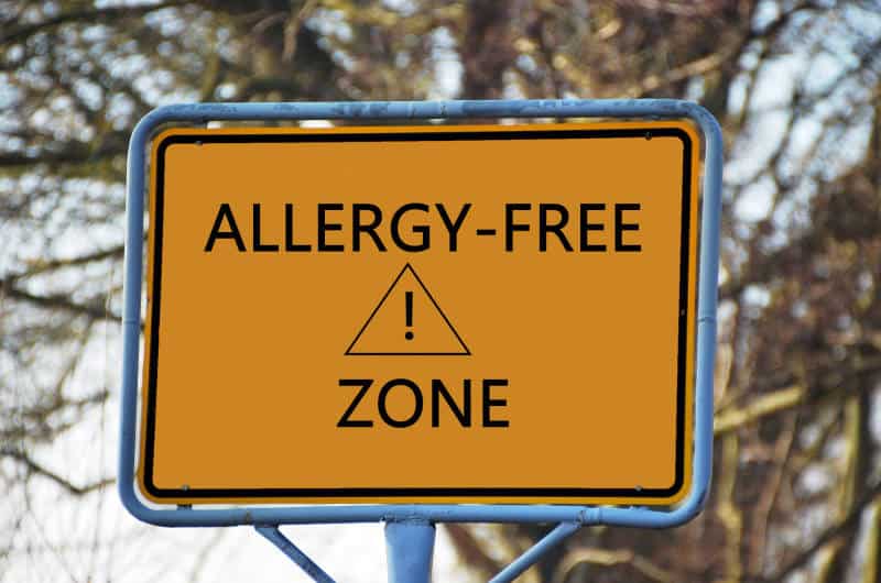 allergy-free-zone-sign 