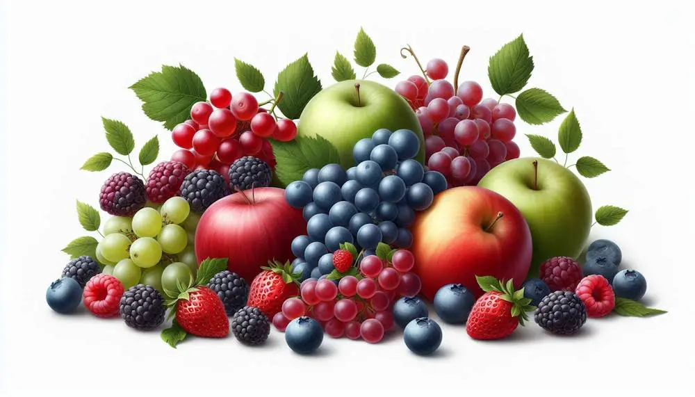 Artwork showing the beauty of fresh fruits.