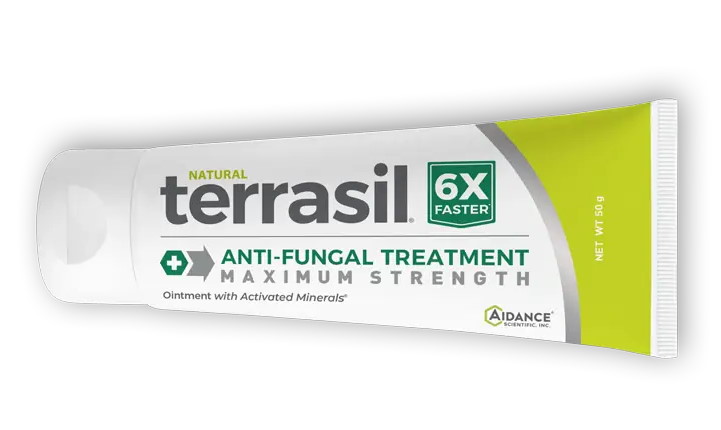 Natural terrasil® anti-fungal treatment maximum strength ointment with activated minerals squeeze tube. active ingredient is clotrimazole which can treat ringworm. 