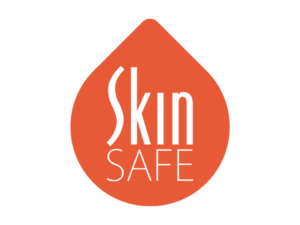 Skin safe approved logo.