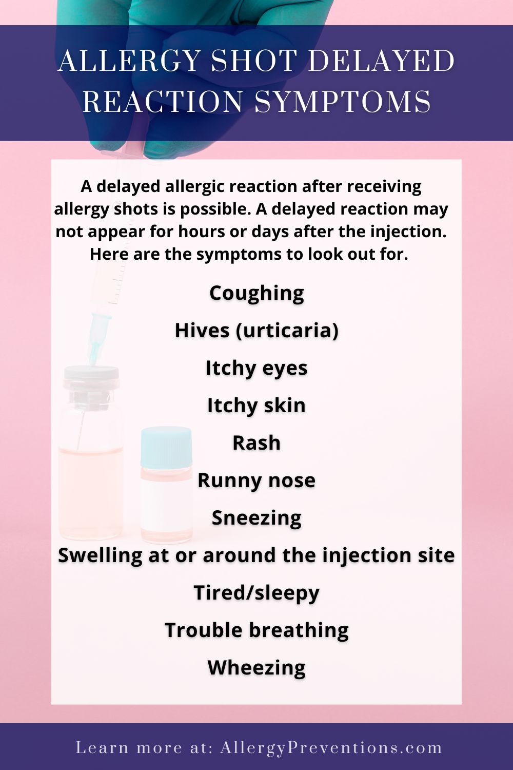 Delayed Reaction After Allergy Shots Allergy Preventions