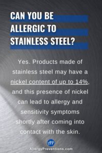 Stainless Steel Metal Allergy: The Facts Revealed