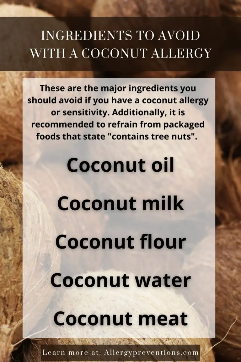 Coconut Allergy Guide Allergy Preventions