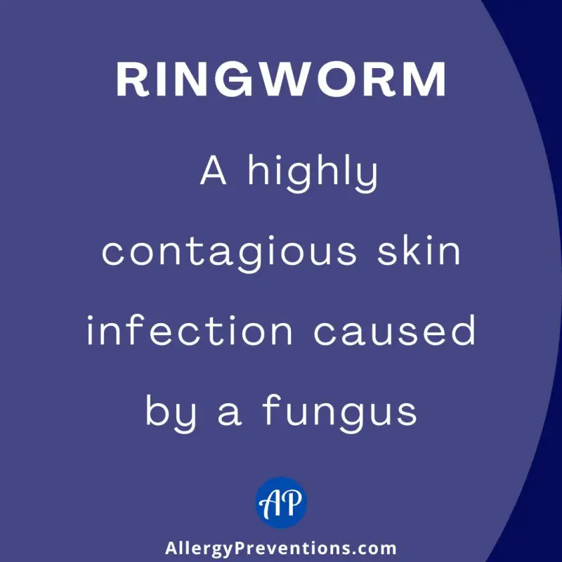 Ringworm fact: Ringworm is a highly contagious skin infection caused by a fungus.